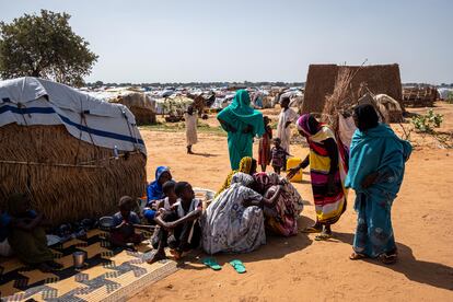 En Camp École, un campo de refugiados cerca de la frontera con Darfur, vive Ulna Tadamun, que ha recibido la noticia del asesinato de su hermana, cuyo marido había sido asesinado en junio.  Los ocho hijos se han quedado solos al otro lado de la frontera.