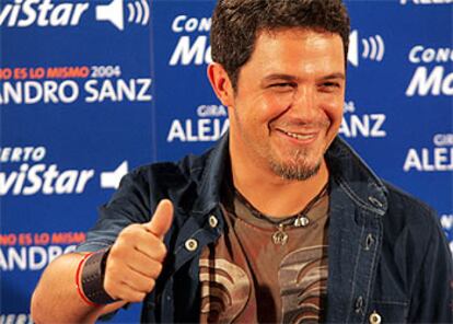 Alejandro Sanz, en Madrid.