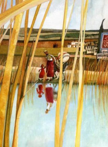 Ilustración de Rébecca Dautremer para el libro <i>'Nasrudin'.</i>