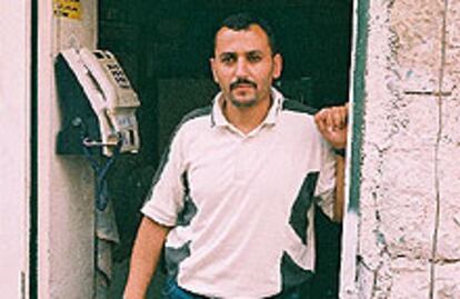 El padre de Yasmina, Fuad Abu Rumeileh, en Ramala.