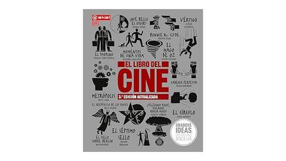 Regalo cine sobre fondo blanco