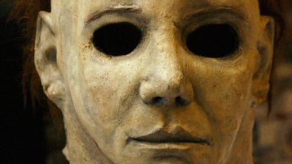 A célebre máscara de Michael Myers, neste caso em 'Halloween H20: 20 anos depois', que marcou sua sexta aparição nas telas em 1998.