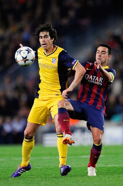 Xavi con Thiago