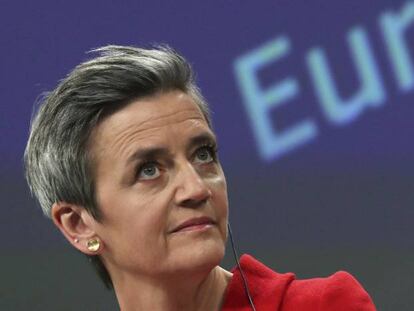 La vicepresidenta de la Comisión Margrethe Vestager.