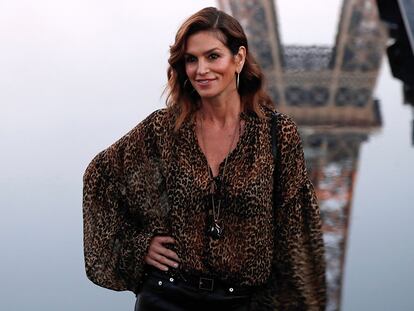 Cindy Crawford el pasado mes de septiembre en París.