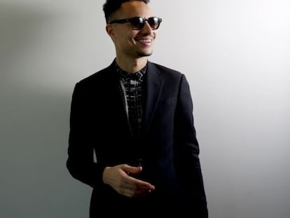 El vocalista de jazz José James, en Madrid.