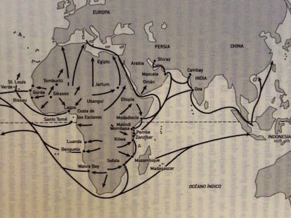 La mundializaci&oacute;n de las tratas africanas en los siglos XVIII y XIX.