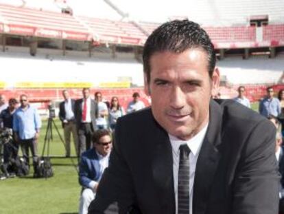 Palop, en 2013, durante su despedida como portero del Sevilla. 
