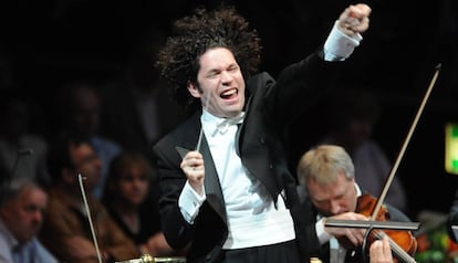 Gustavo Dudamel, durante un concierto.