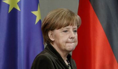 Angela Merkel, en Berl&iacute;n. 