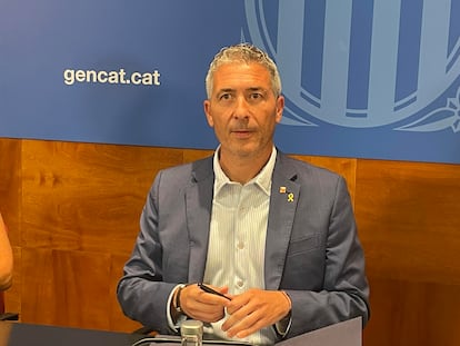 El consejero de Educación Josep Gonzàlez-Cambray, este jueves.