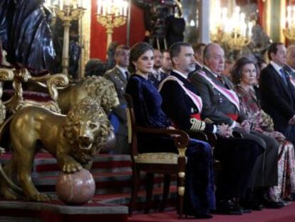 La Pascua Militar se convierte en un homenaje al rey Juan Carlos por su 80º cumpleaños