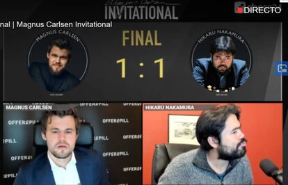 Carlsen abandona la segunda partida de la final con Nakamura