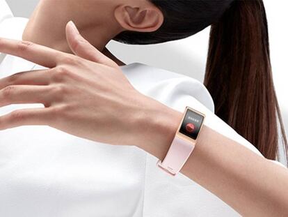 Nueva pulsera deportiva Huawei Band 4 Pro, con GPS independiente y NFC