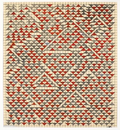 Estudio para Camino Real, 1967. Annie Albers. ©The Josef and Anni Albers Foundation VEGAP, 2021