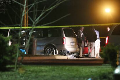 Uno de los escenarios de la matanza de Kalamazoo, Michigan