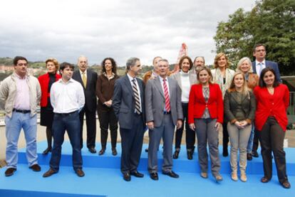 El PP presentó ayer en Bilbao a sus candidatos para el Congreso y el Senado de cara a las generales del 20 de noviembre.