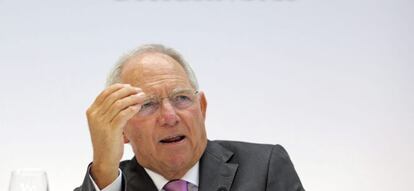 El ministro de Finanzas alem&aacute;n, Wolfgang Sch&auml;uble. 