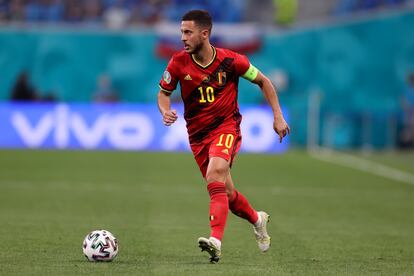 Eden Hazard, en el partido contra Finlandia