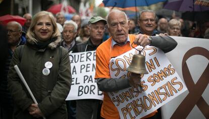 Manifestants a Barcelona.