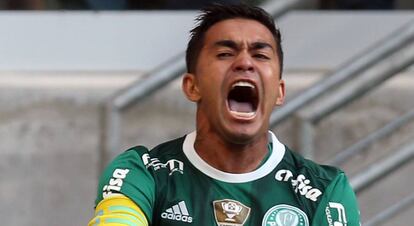 Dudu, autor do gol do Palmeiras.