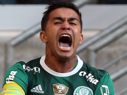 Dudu, autor do gol do Palmeiras.