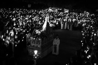 Rosario das Antorchas. Santuario dos Milagros, Baños de Molgas (Ourense), 07/09/18.