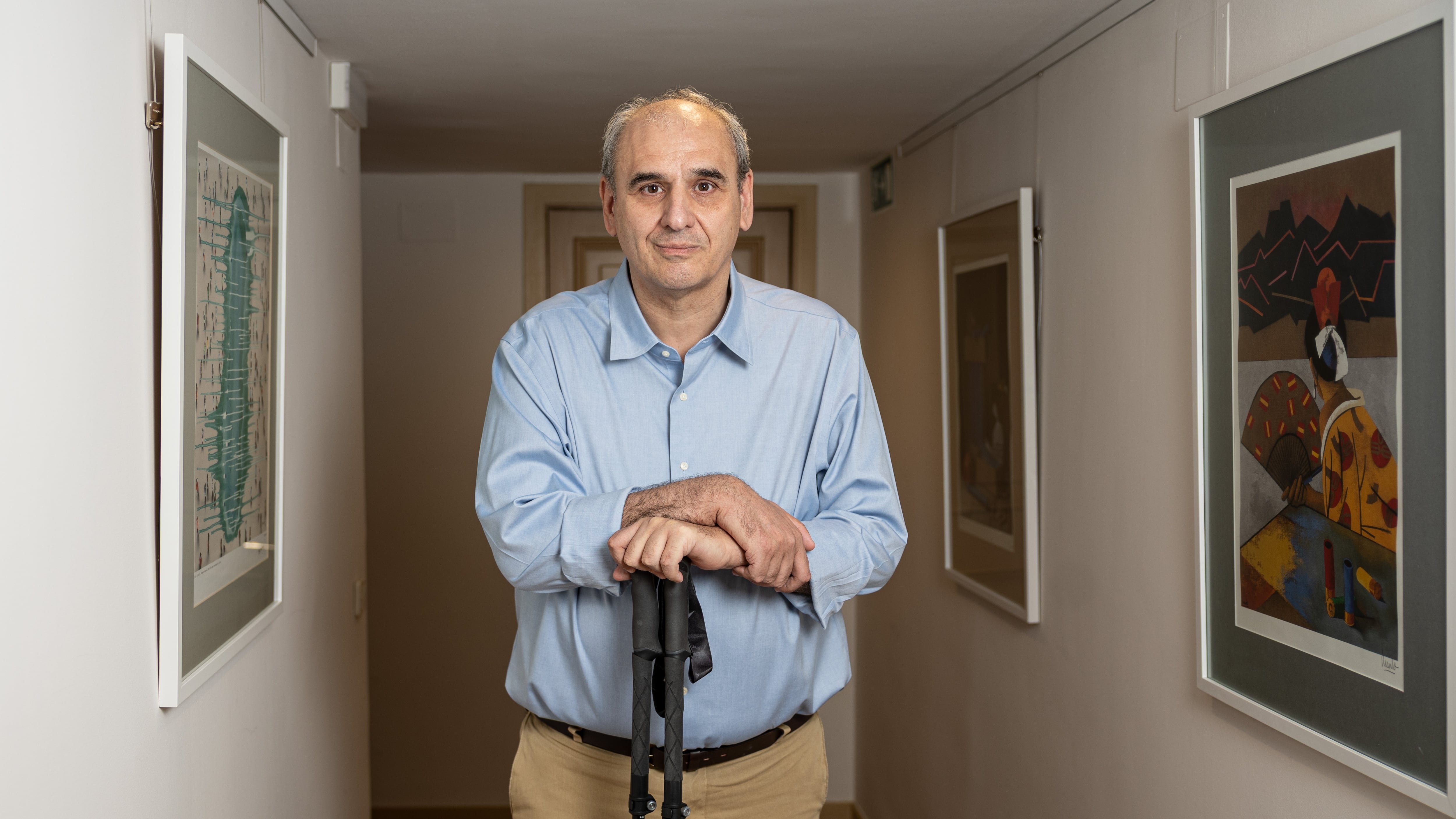 El empresario Juan Carlos Barrabés, el pasado martes, antes de una entrevista con EL PAÍS.