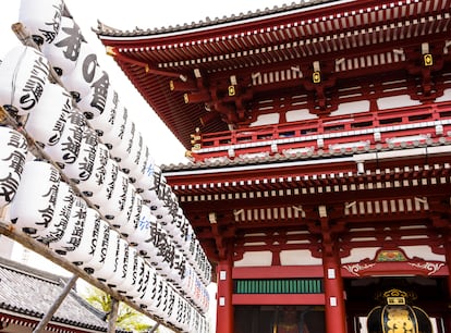 El emblemático templo de Sensoji en Tokio.