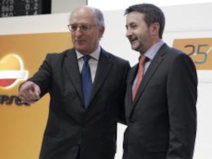 El presidente de Repsol, Antonio Brufau, y el consejero delegado, Josu Jon Imaz.