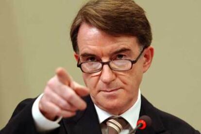 Peter Mandelson, comisario europeo de Comercio.