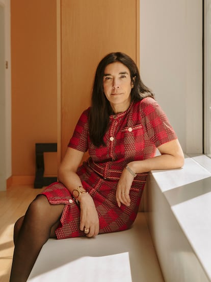 Dolores Albarracín, retratada en la Universidad de Pensilvania, en Filadelfia.