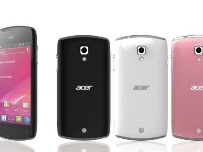 Tel&eacute;fono m&oacute;vil smartphone Liquid Glow de Acer.