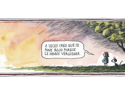 ¿Por qué se pone rojo el sol?