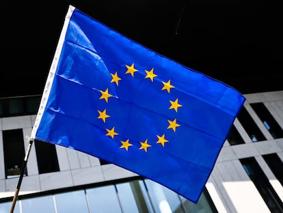 Bandera de la Unión Europea.
