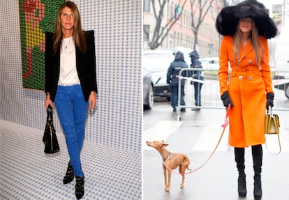 Anna dello Russo ha pasado de vestir a como lo haría Emanuelle Alt a una forma muy 'peculiar' que no pasa desapercibida. En cualquier caso, ha sabido desarrollar un estilo 100% propio.