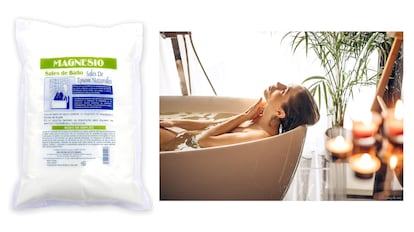 Disfruta de un baño relajante.