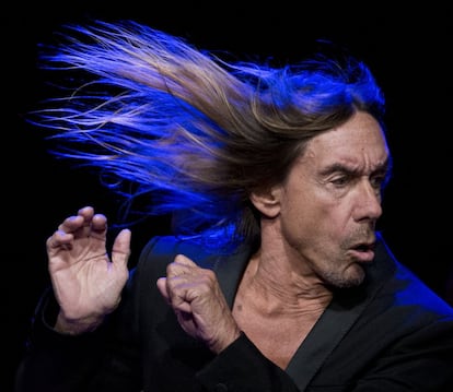 Iggy Pop, durante una actuación en Austin el pasado 15 de marzo.