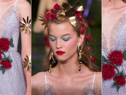Detalles del desfile de Rosdarte primavera verano 2019.
