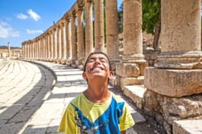 Ruinas romanas de Gerasa, en Jordania.