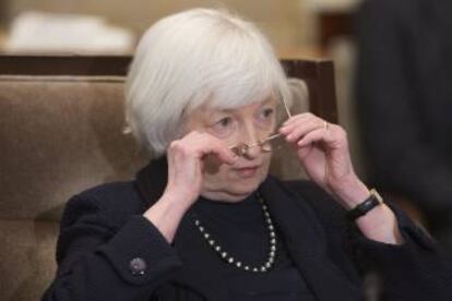 La presidenta de la Fed, Janet Yellen