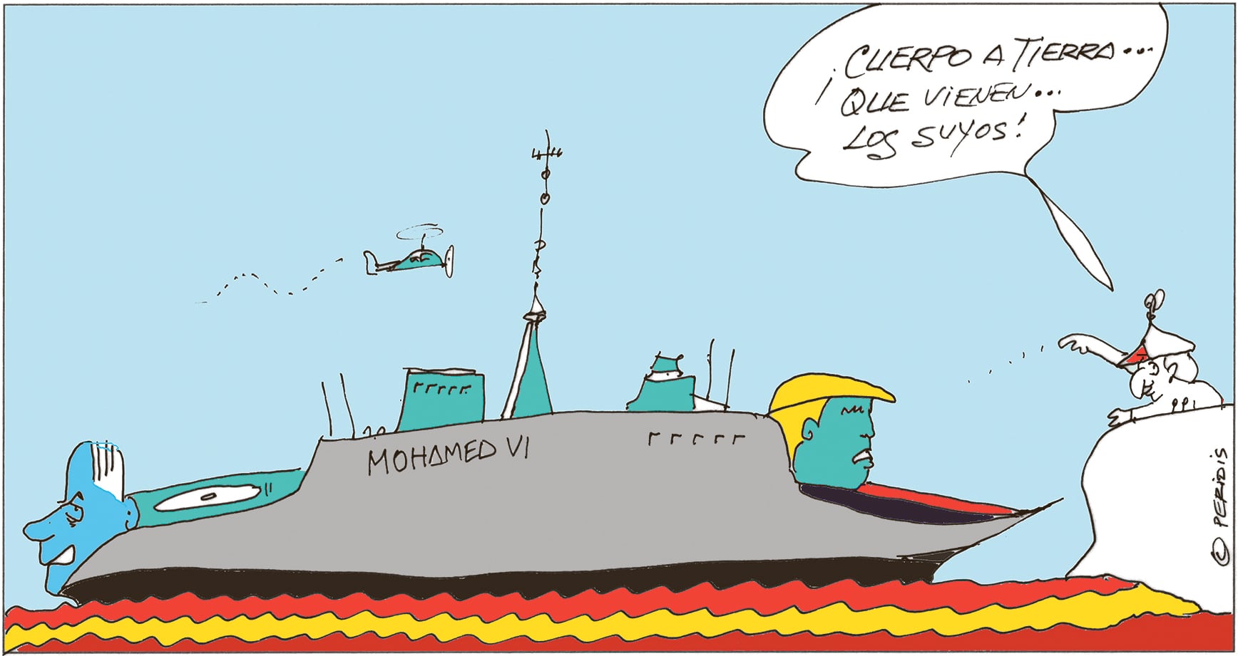 Peridis: cuerpo a tierra