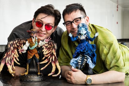 Roy Ambríz y Arturo Ambríz, directores de la película 'Soy Frankelda'.