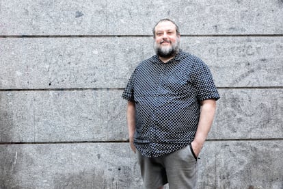 Guillermo Zapata, en el barrio madrileño de Malasaña.