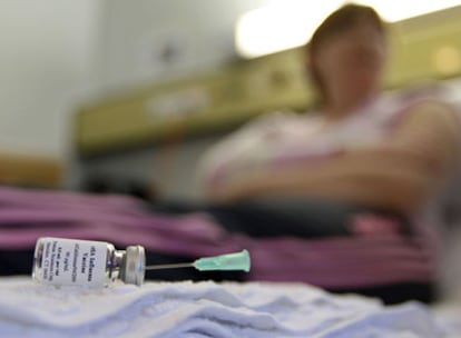 Una dosis de la vacuna contra el H1N1 que ya se está probando en Australia.