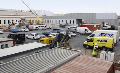 Obras para preparar la llegada del AVE a la estaci&oacute;n de Alicante. 