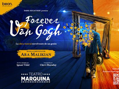 Cartel oficial 'Forever Van Gogh' en el Teatro Marquina