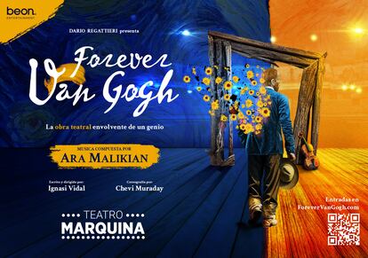 Cartel oficial 'Forever Van Gogh' en el Teatro Marquina