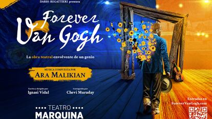 Cartel oficial 'Forever Van Gogh' en el Teatro Marquina