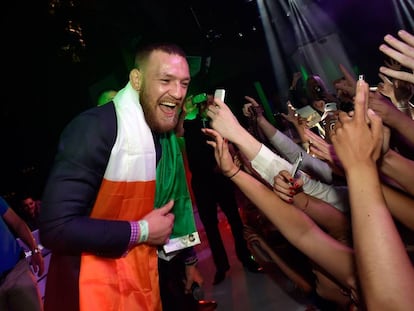 Conor McGregor durante su fiesta de cumpleaños en Las Vegas el 10 de julio de 2016.
